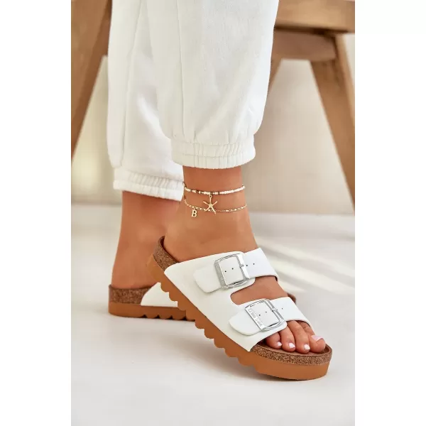  Damenhausschuhe BIG STAR LL274480 WEISS Big Star Shoes 