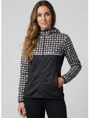 Premium-Softshelljacke für Damen ALTISPORT VOJ/ALW048JACK01 SCHWARZ UND WEIß
