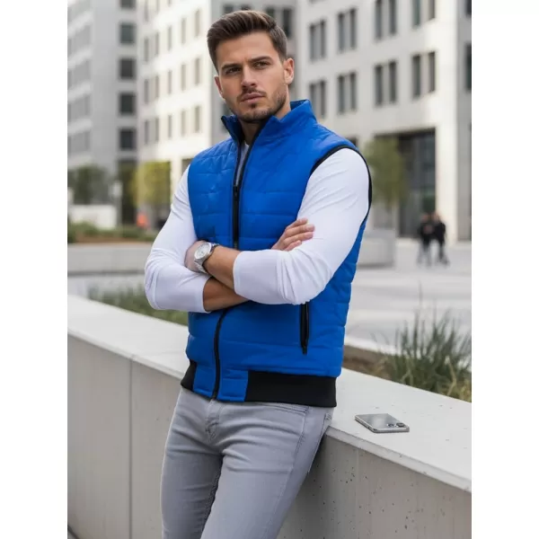  Herrenweste DSTREET TX4017 BLAU 