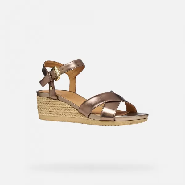  Damensandalen GEOX ISCHIA CORDA G012728 BEIGE 