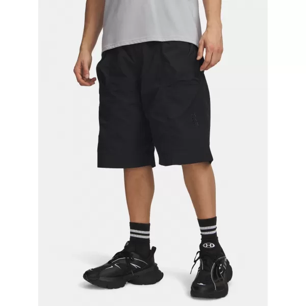  Herrenshorts UNDER ARMOUR UA HOOPS WOVEN SHORT 6011096-001 SCHWARZ 