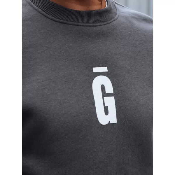  Herren-Sweatshirt DSTREET BX5921 DUNKELGRAU 