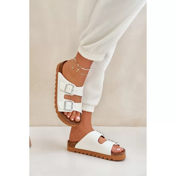  Damenhausschuhe BIG STAR LL274480 WEISS Big Star Shoes 