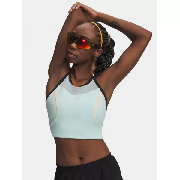  Damen-Tanktop UNDER ARMOUR UA VELOCITI ELITE CROP TANK 6009499-703 GRÜN 