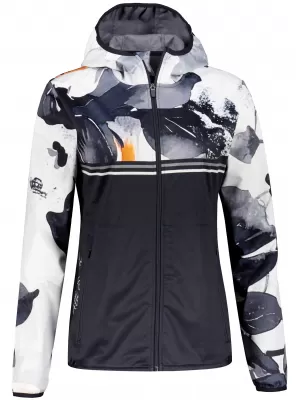 Premium-Softshelljacke für Damen ALTISPORT VOJ/ALW117JACK01 SCHWARZ/ORANGE