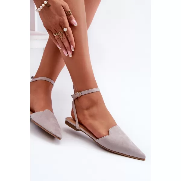  Ballerinas für Damen BOTO ELLESARA 32771 GRAU 