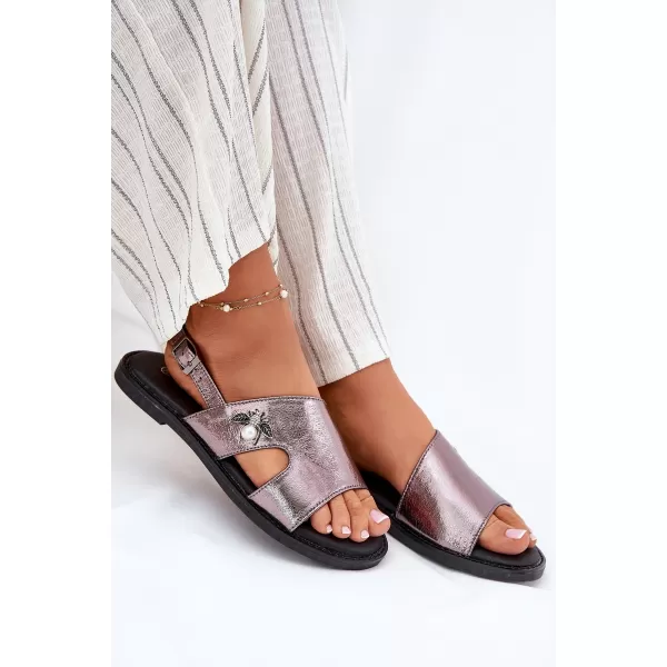  Damensandalen VINCEZA 17378 SILBER 