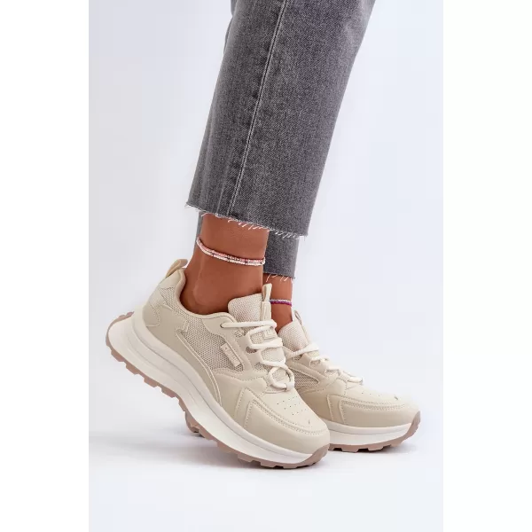  Damen-Sneaker BIG STAR NN274A105 BEIGE Big Star Shoes 