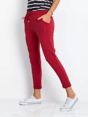 Damen-Jogginghose BASIC FEEL GOOD RV-DR-3589.06X BURGUND