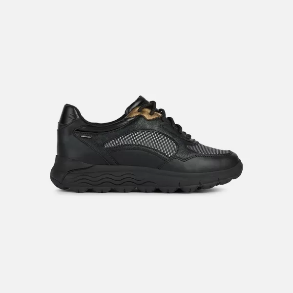  Damen-Sneaker GEOX SPHERICA G011635 SCHWARZ 