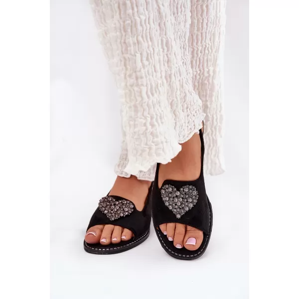  Damensandalen S.BARSKI KV27-018 SCHWARZ 