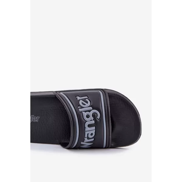  Herrenhausschuhe WRANGLER AVERELL 20251042.25Y SCHWARZ 