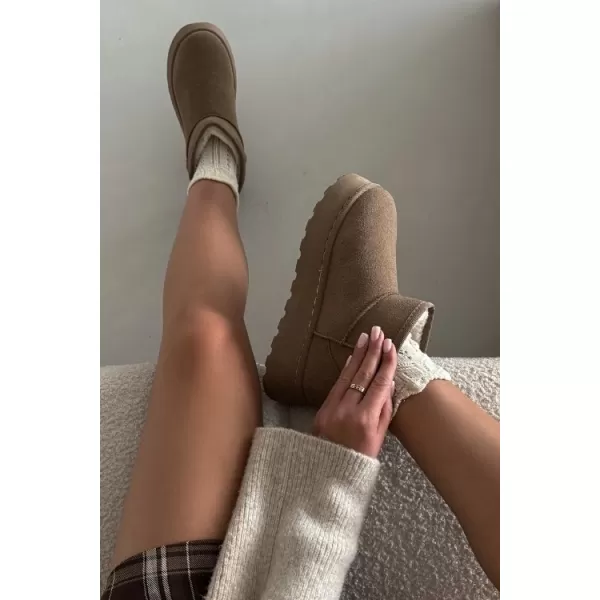  Schneemänner für Frauen BOTO VESIRAE 38633 KHAKI 