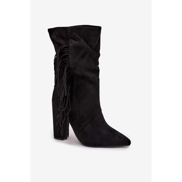  Damenschuhe BOTO ZATEPLENÉ 40514 SCHWARZ 