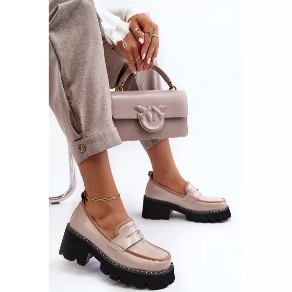  Damenmokassins D&A MR870-32 BEIGE 