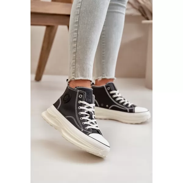  Damen-Sneaker BIG STAR OO274068 SCHWARZ Big Star Shoes 