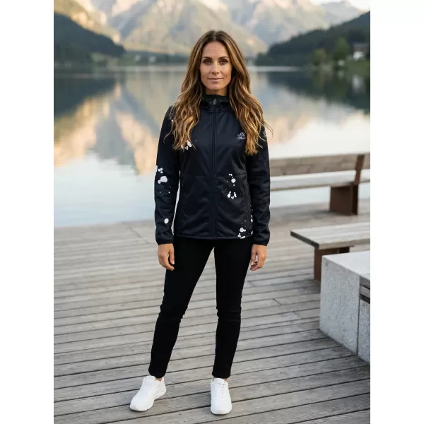  Premium-Softshelljacke für Damen ALTISPORT VOJ/ALW077JACK01 SCHWARZ 