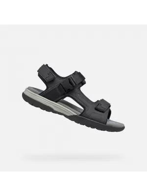 Herrensandalen GEOX SPHERICA EC5 G014391 SCHWARZ