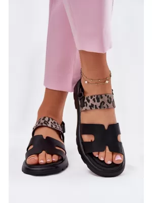 Damensandalen VINCEZA 66780 SCHWARZ