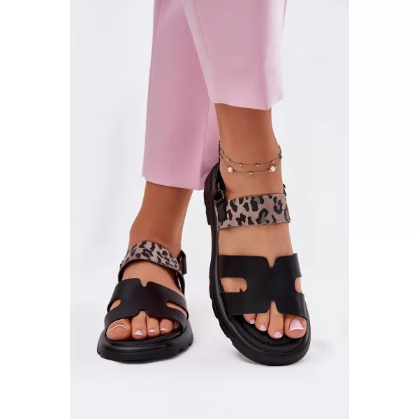  Damensandalen VINCEZA 66780 SCHWARZ 