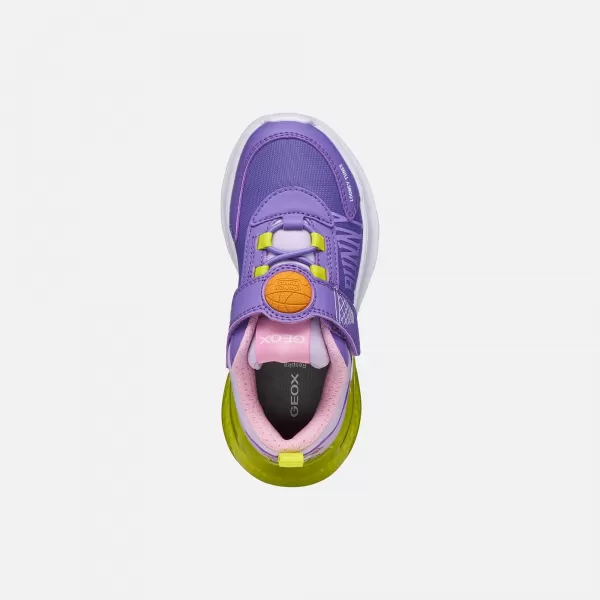  Mädchen-Sneaker GEOX ACTIVART ILLUMINUS J65LZA011CECN83A LILA 