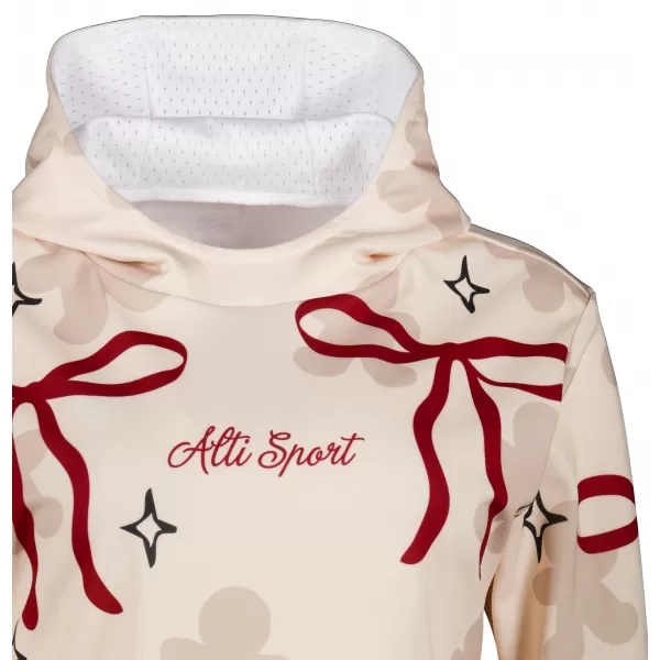  Premium-Weihnachts-Sweatshirt für Damen ALTISPORT VOJ/ALWVN10MI01 CREMIG 