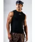 Nahtloses T-Shirt ohne Ärmel POWER 899 BLACK Nebbia