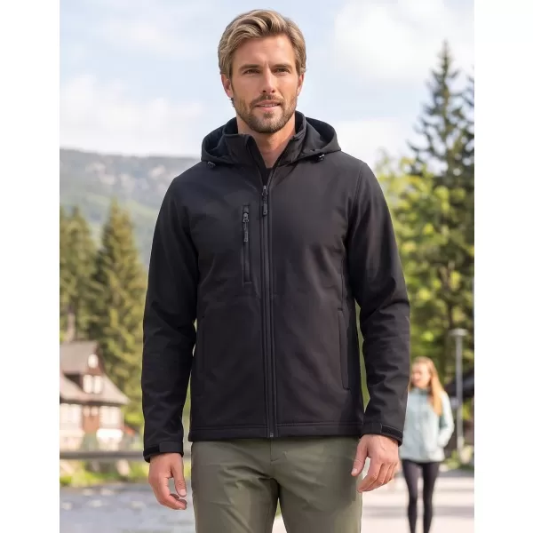  Herren-Softshelljacke ALTISPORT NoPrint NP/ALM845 SCHWARZ 