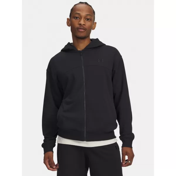  Herren-Sweatshirt UNDER ARMOUR RIVAL LW FZ 6009346-001 SCHWARZ 