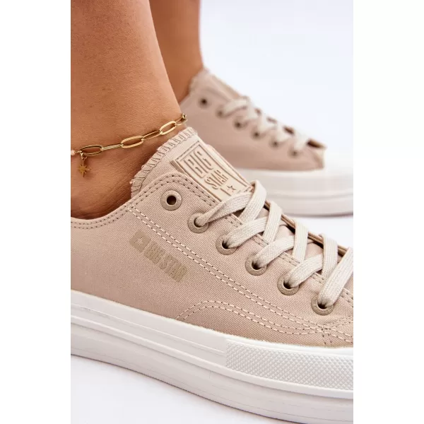  Damen-Sneaker BIG STAR LL274969 BEIGE Big Star Shoes 