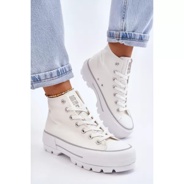  Damen-Sneaker BIG STAR LL274156 WEISS Big Star Shoes 