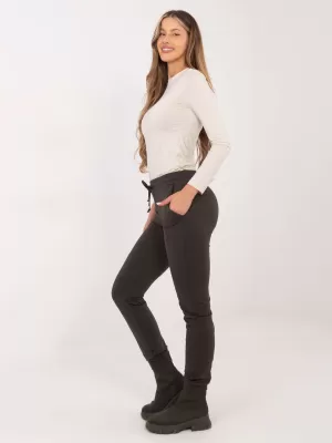 Damen-Jogginghose BASIC FEEL GOOD RV-DR-5040.02X DUNKLES KHAKI