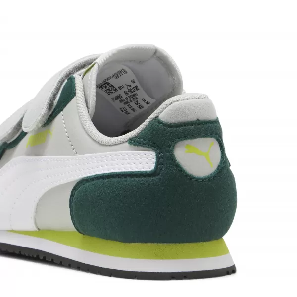  Kinderschuhe PUMA CABANA RACER SL 20 V PS 383730-19 HELLGRAU/WEIß/DUNKLE MYRTE 