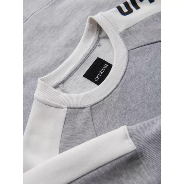  Herren-Sweatshirt OMBRE OM-SSNZ-0200 GRAUE MELANGE 
