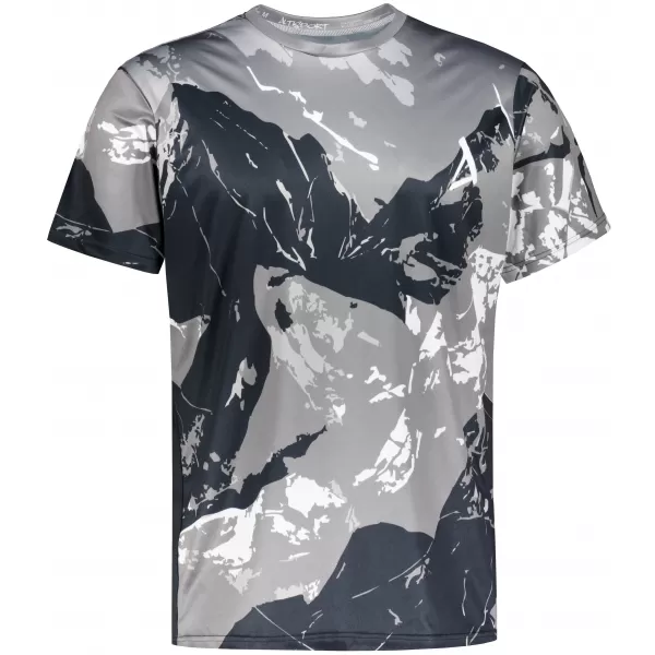  Premium-T-Shirt für Herren ALTISPORT VOJ/ALM131TR01 GRAU/SCHWARZ 