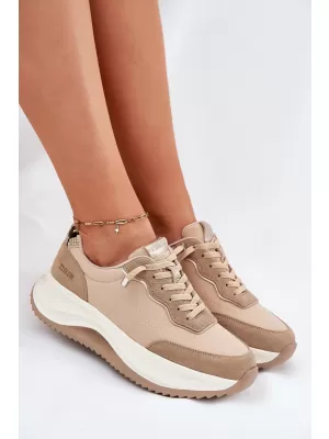 Damen-Sneaker BIG STAR RR274A345 BEIGE Big Star Shoes