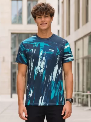 Premium-T-Shirt für Herren ALTISPORT VOJ/ALM010TR01 MARINEBLAU
