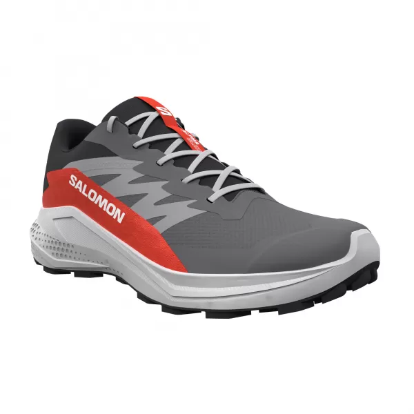  Herrenschuhe SALOMON ALPHAGLIDE GTX L47975300 CASTLEROCK/LUNAR ROCK/KIRSCHTOMATE 