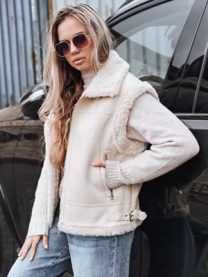 Damenweste DSTREET TY5238 BEIGE