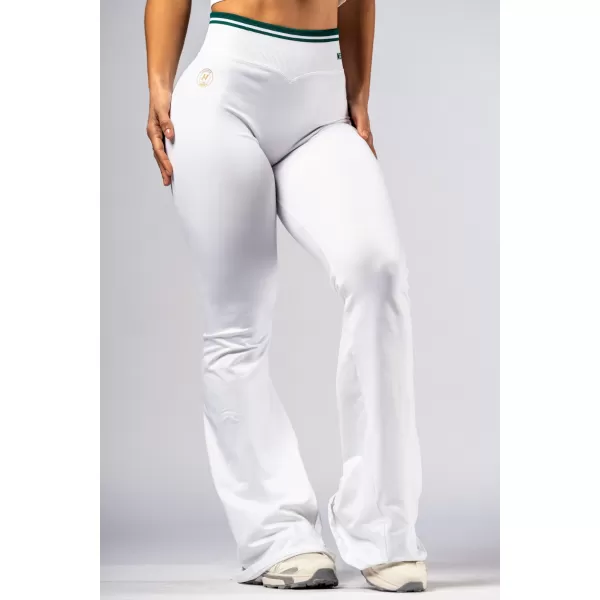  Ausgestellte Leggings mit hoher Taille CLUB DOR 630 WHITE Nebbia 