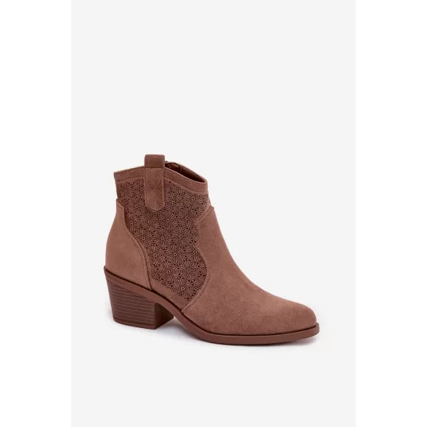  Damenschuhe S.BARSKI HY61-8013 KAFFEE 
