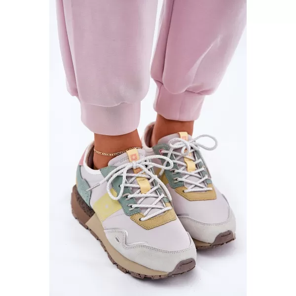  Damenschuhe BIG STAR RR274244 GELB/GRAU Big Star Shoes 