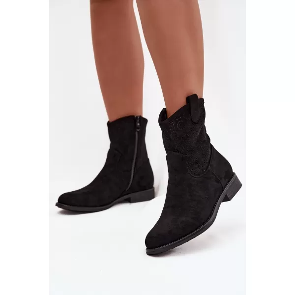 Damenschuhe S.BARSKI HY52-530 SCHWARZ 