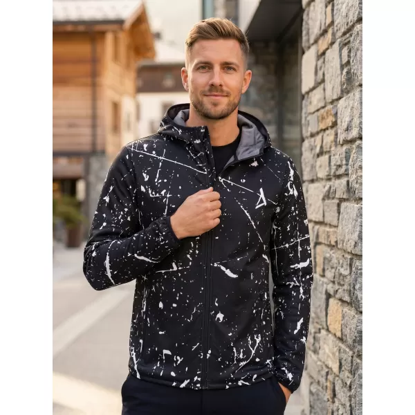  Premium-Softshelljacke für Herren ALTISPORT VOJ/ALM034JACK01 SCHWARZ 