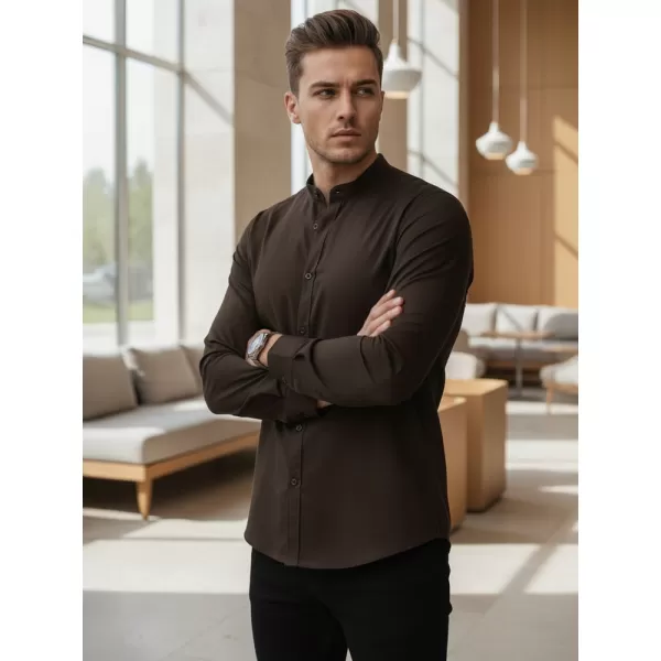 Herrenhemd DSTREET DX2678 BRAUN 