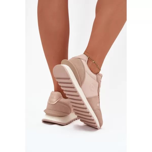  Damen-Sneaker BIG STAR OO274521 BEIGE Big Star Shoes 