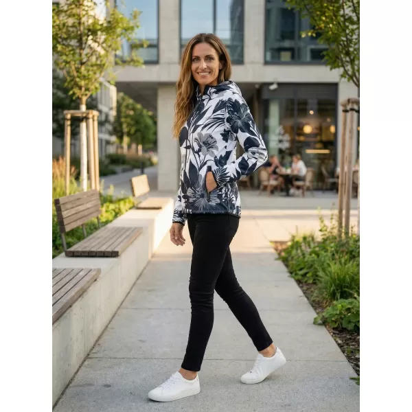  Premium-Softshelljacke für Damen ALTISPORT VOJ/ALW115JACK01 SCHWARZ/WEIß 