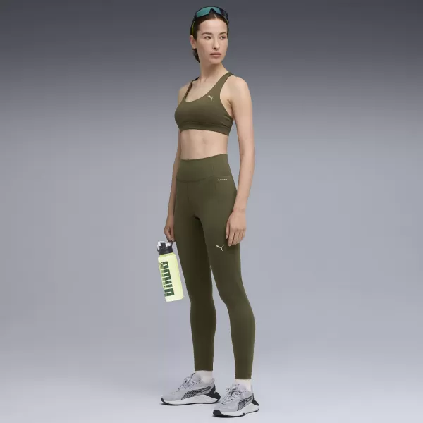  Leggings für Damen PUMA W CLOUDSPUN TIGHT - HW FL 527452-70 DUNKLES OLIV 