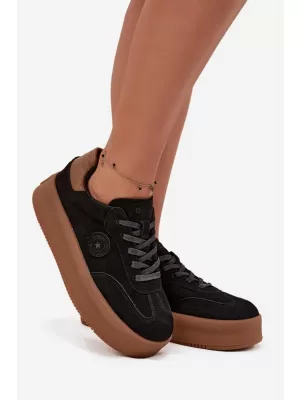 Damen-Sneaker BIG STAR SS274761 SCHWARZ Big Star Shoes