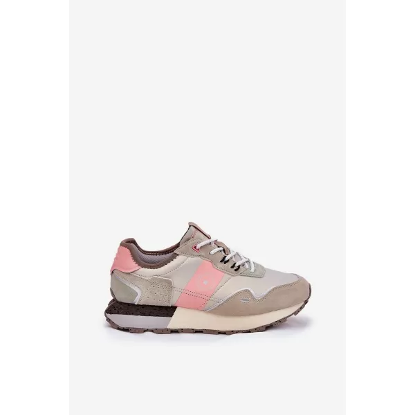  Damen-Sneaker BIG STAR RR274243 ROSA/GRAU Big Star Shoes 